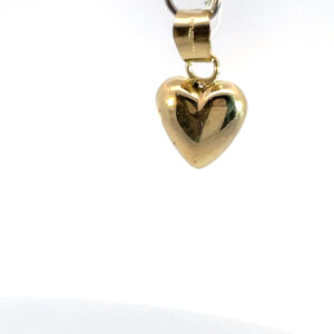 Dije de oro 10k Corazón globo liso