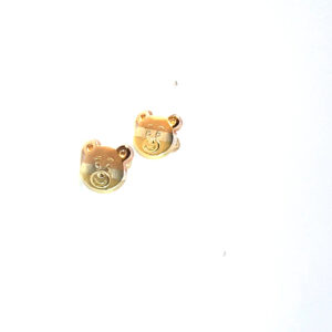 Broquel de oro 10k Ositos 5mm