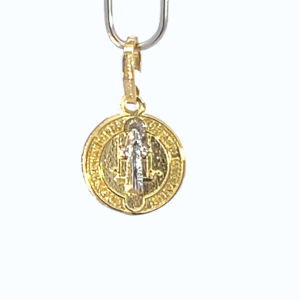 Dije de oro 10k Medalla San Benito