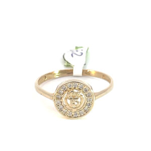 Anillo de oro 10k Ceremonial 15 con piedras