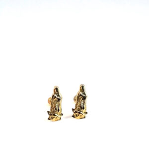 Broquel de oro 10k Virgen de Guadalupe 9mm