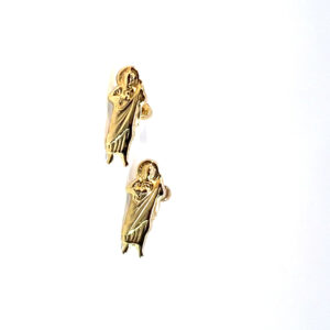 Broquel de oro 10k San Judas Tadeo 13mm
