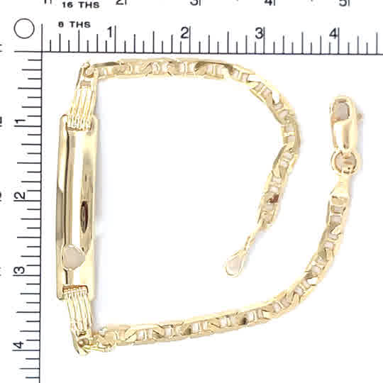 Esclava de oro 10k Gucci corazón calado - Imagen 6