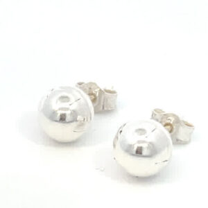 Broquel de plata Esfera lisa 7.5mm
