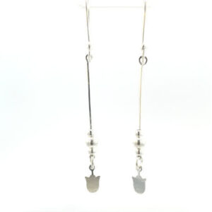 Aretes de plata Línea Viva Tulipán