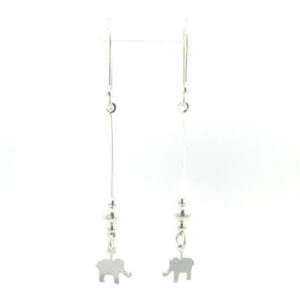 Aretes de plata Línea Viva Elefantes