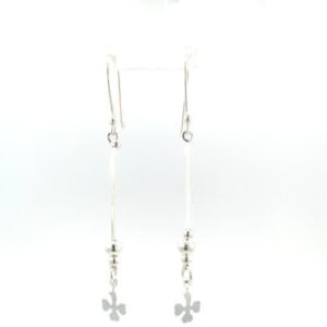 Aretes de plata Línea Viva Trébol