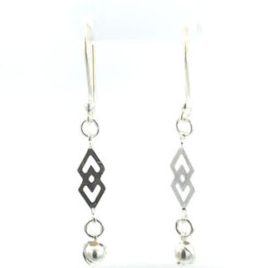 Aretes de plata Sonaja de plata Eco tribal