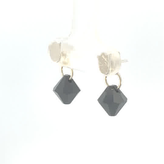 Aretes de plata Tulipán negro - Imagen 2